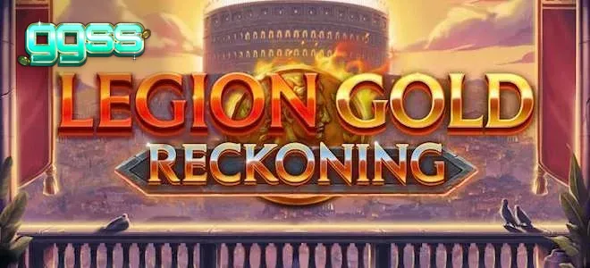 Legion Gold Reckoning slot com tema de batalha romana
